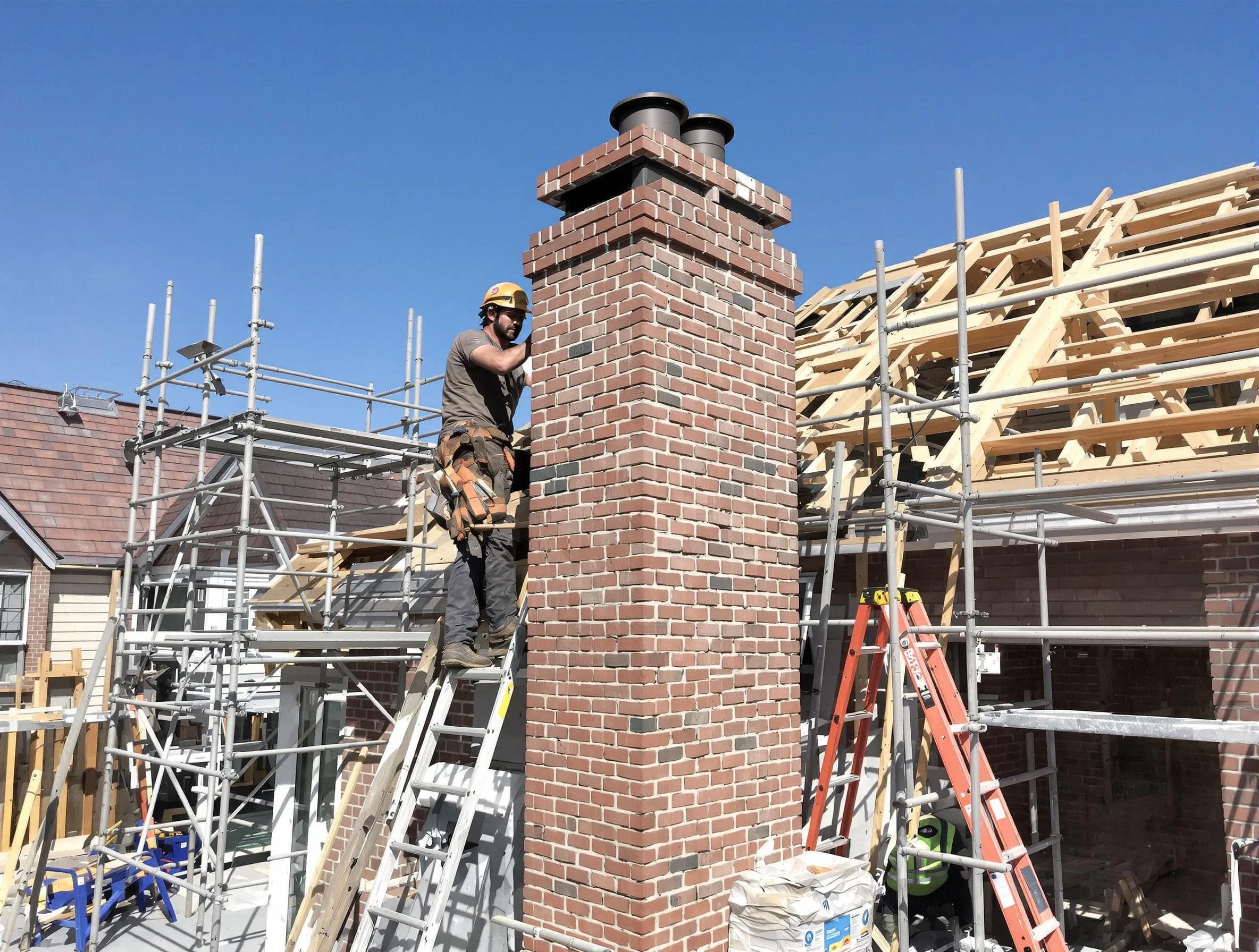 New chimney installation completed by Milford Chimney Sweep in Milford, MA