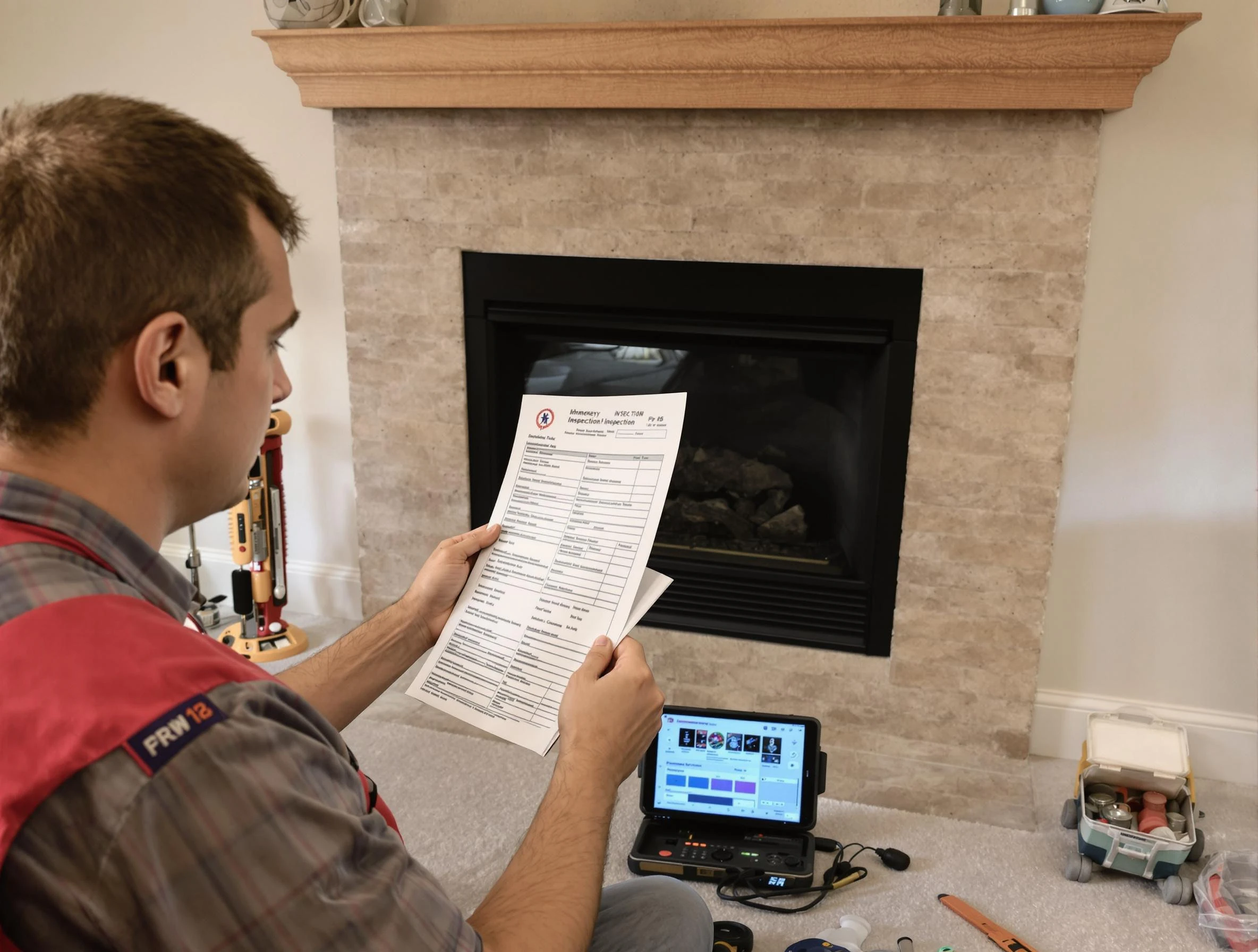Thorough chimney inspection by Milford Chimney Sweep in Milford, MA